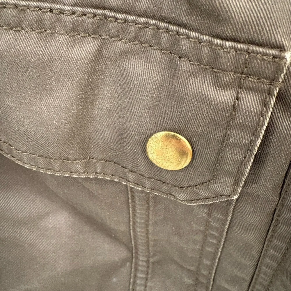 J. Crew Downtown Olive Green Utility Waxed Field Jacket Size XS